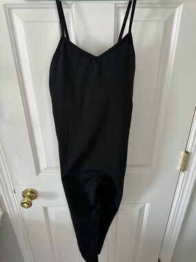 Til You Collapse Black Slim Spaghetti Strap Jumpsuit